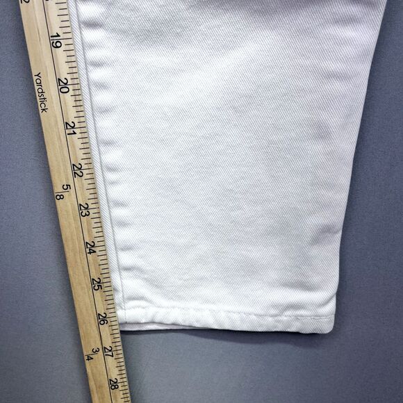 Vtg Women’s Levi’s 900 Series (28x26) High Rise White Jeans 90s USA Sz 12‎ - Picture 3 of 16